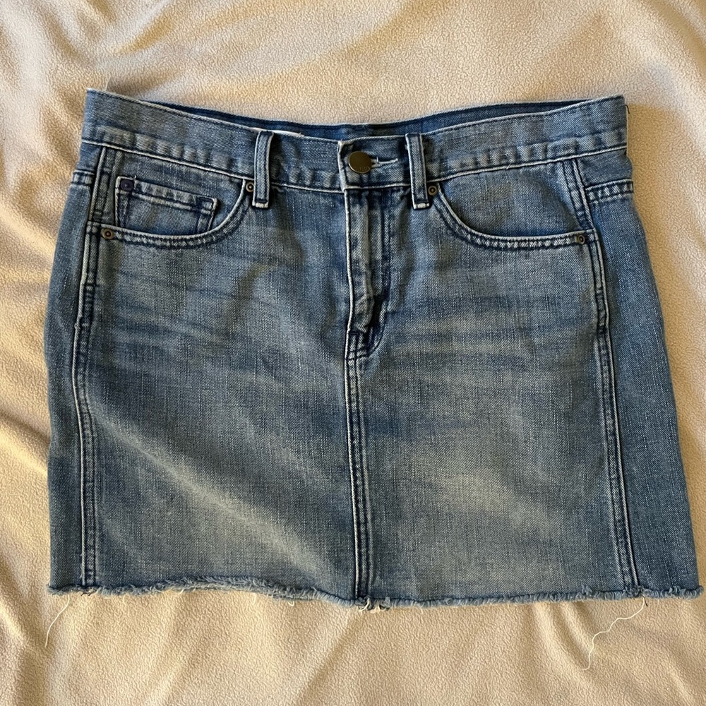 Denim Mini Skirt